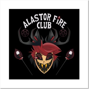 Alastor fire club Posters and Art